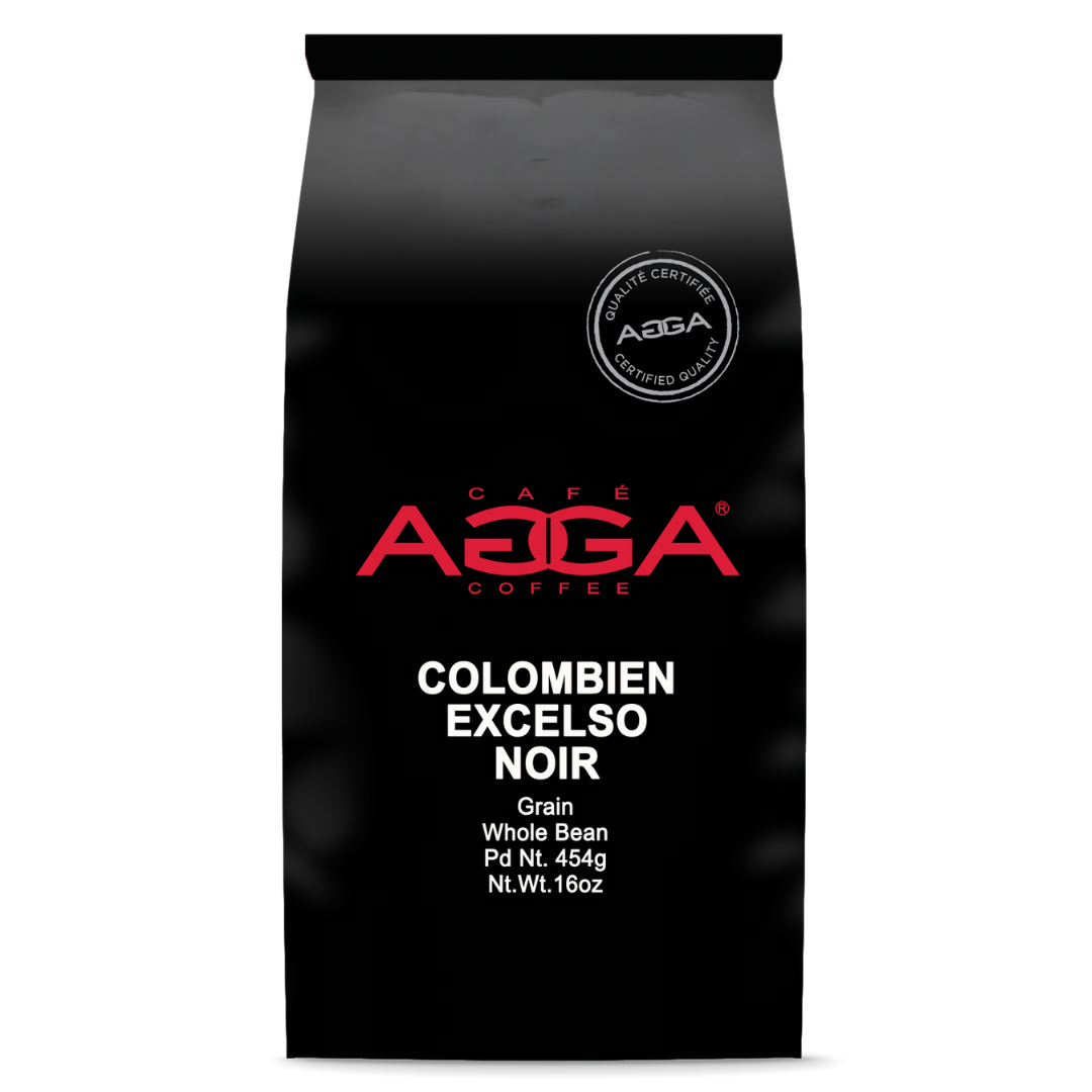 colombien excelso noir grain whole bean 454g