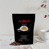 espresso intenso 2500 g grains whole bean with background