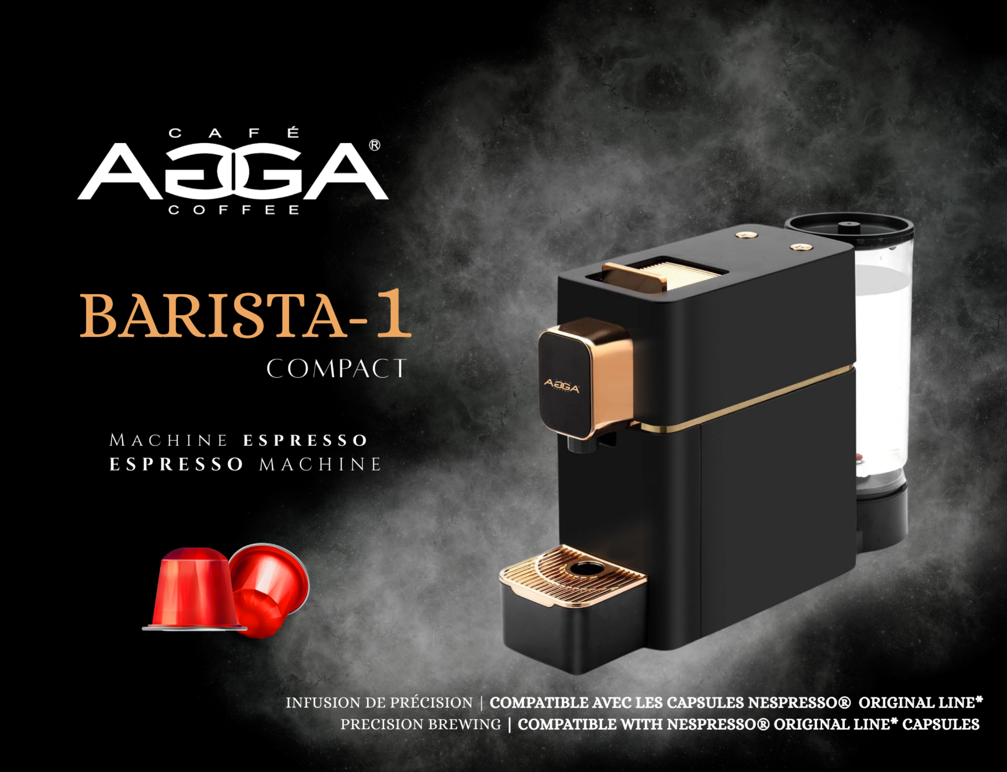 BARISTA-1 COMPACT SIDE BLACK