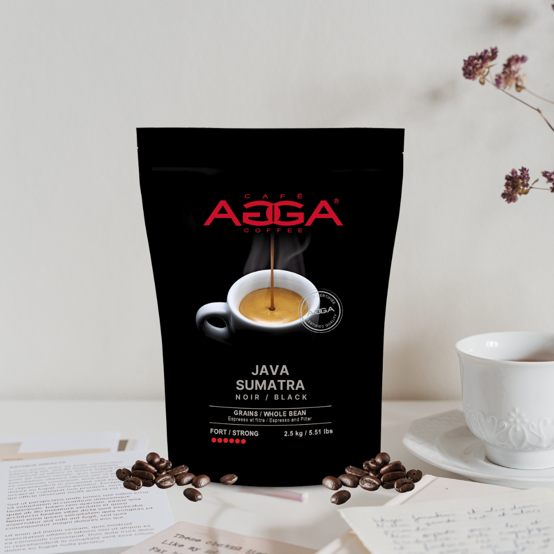 Sumatra Java Plate Java Sumatra 2500 g - Grains Noirs – Café Agga