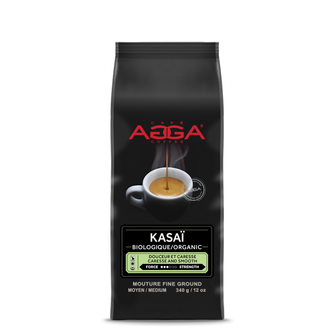 kasai biologique moulu organic ground 340 g front