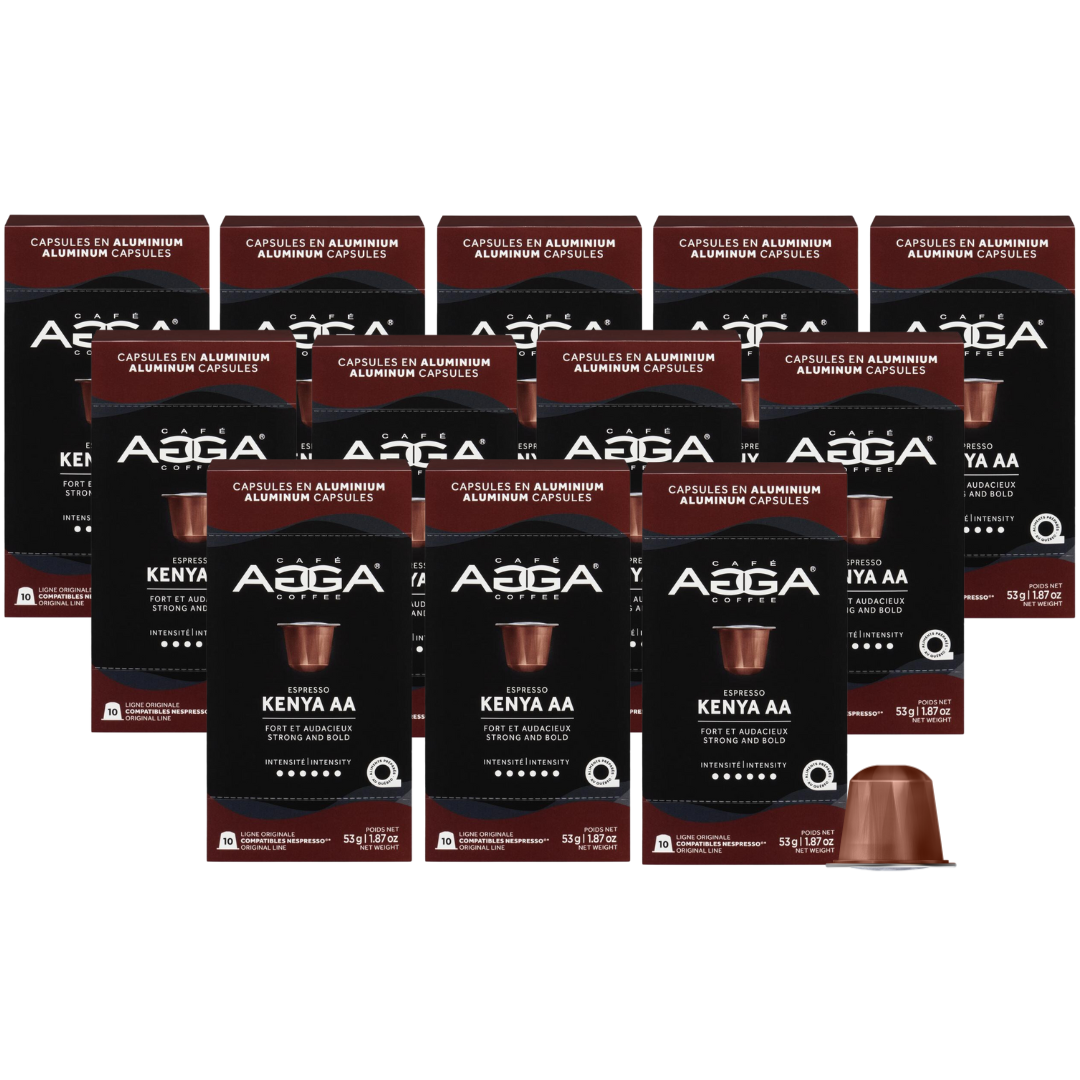kenya aa 120 nespresso compatible capsules