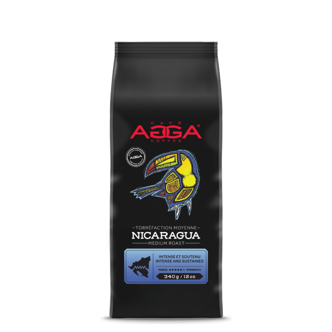 nicaragua 340 g medium roast beans front