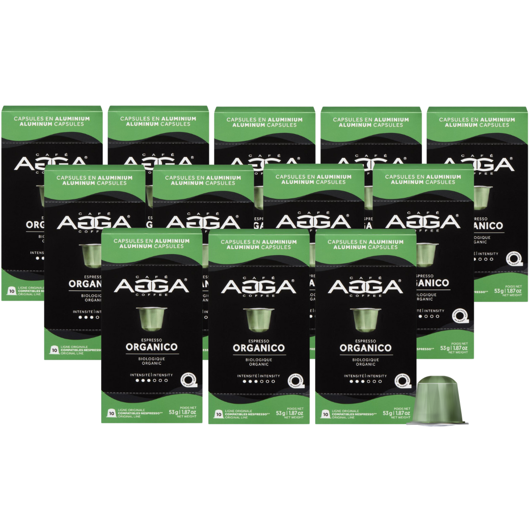 organico 120 nespresso compatible capsules