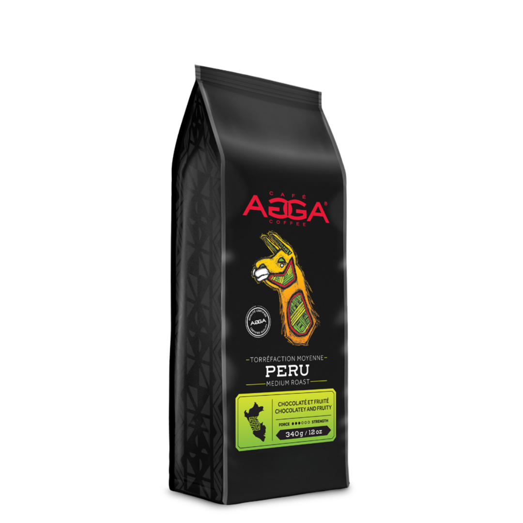 peru 340 g medium roast beans side